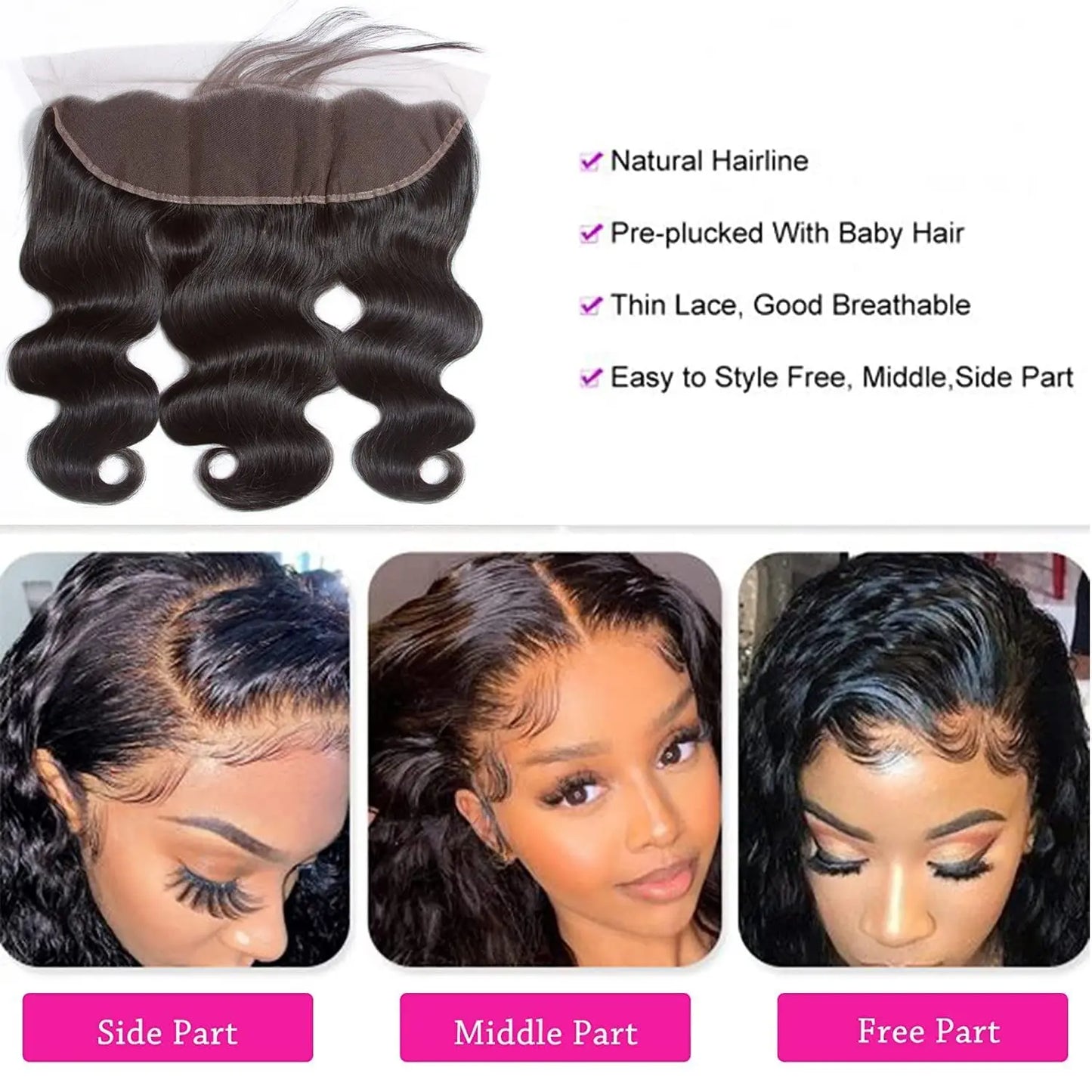 HD Lace Frontal Closure Body Wave