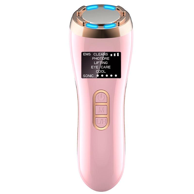 Radiofrecuencia Facial EMS Mesotherapy RF Radio Frequency Skin Tightening Rejuvenation Face Massager Neck Lifting Beauty Kit - amazitshop