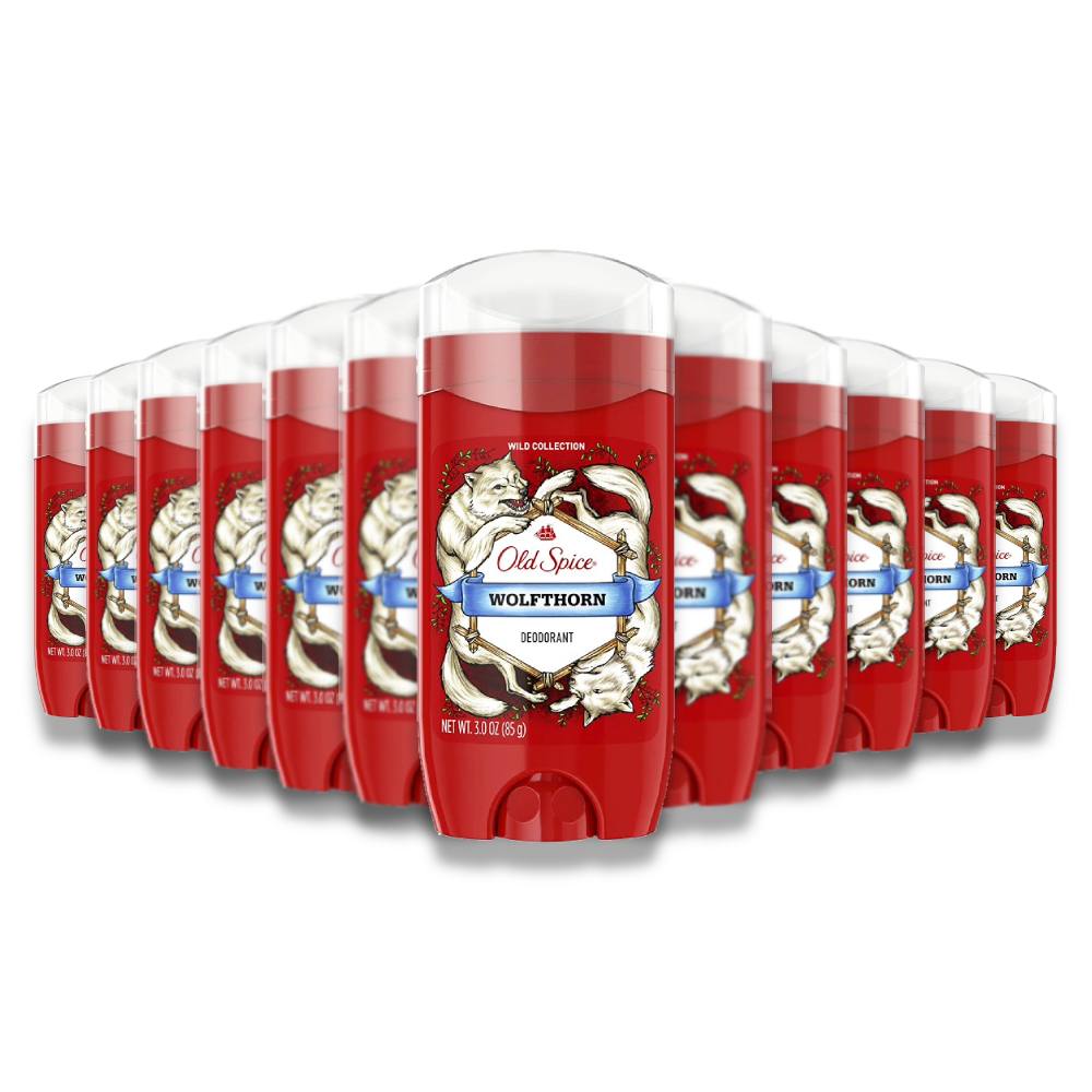 Old Spice - Antiperspirant & Deodorant, Wild Collection, Wolfthorn - 3 Oz - 12 Pack
