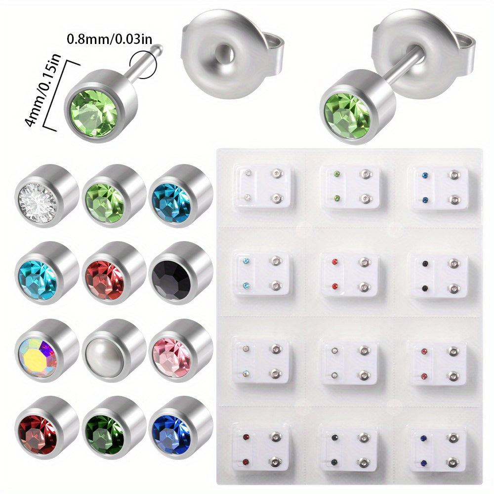 Professional Ear Piercing Gun Kit, Multi Purpose Ear Piercing Kit Nose Piercing Tools Set With 98 Pcs Stainless Steel Stud Earrings And Earrings Backs For Salon And Home Piercing