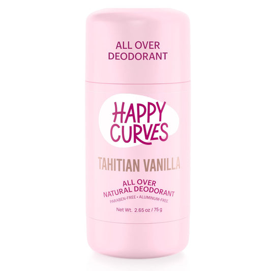 Whole Body Natural, Aluminum-Free Deodorant for Women - All Day Invisible Layer of Protection, Sweat Control, Feminine Deodorant for Sensitive Skin and Private Parts (Tahitian Vanilla)