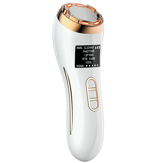 Radiofrecuencia Facial EMS Mesotherapy RF Radio Frequency Skin Tightening Rejuvenation Face Massager Neck Lifting Beauty Kit - amazitshop