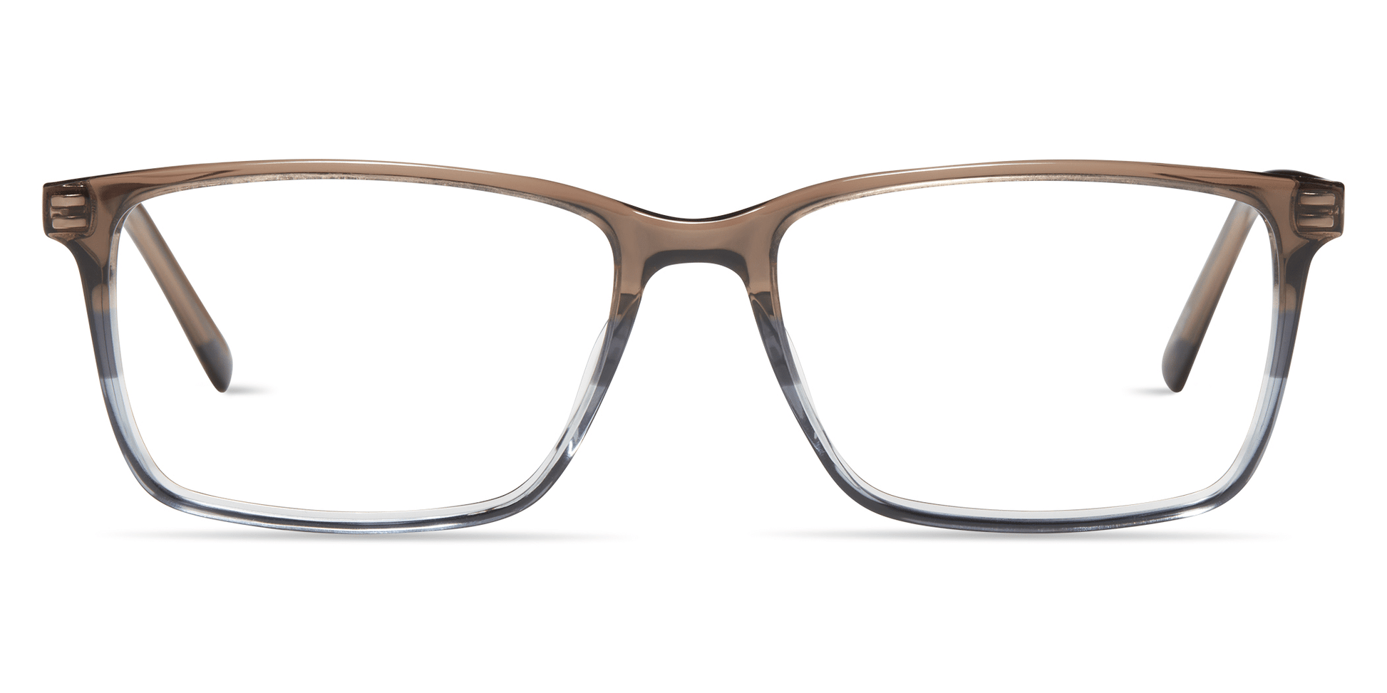 modo 6537 optical prescription eyewear glasses plastic acetate handmade in japan men male classic rectangle lightweight comfortable brown grey gradient
