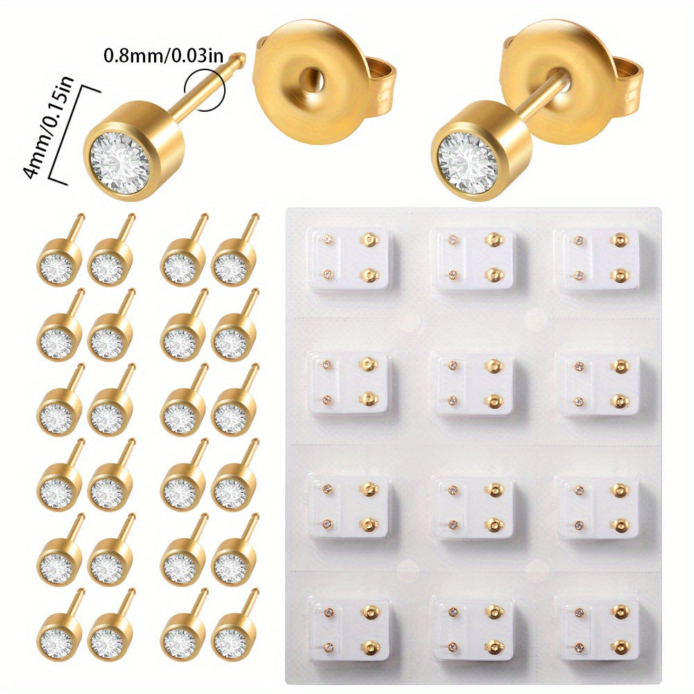 Professional Ear Piercing Gun Kit, Multi Purpose Ear Piercing Kit Nose Piercing Tools Set With 98 Pcs Stainless Steel Stud Earrings And Earrings Backs For Salon And Home Piercing