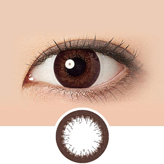 Freshlook Illuminate 1-Day (30 Pcs) Rich Brown colored contacts circle lenses - EyeCandy's