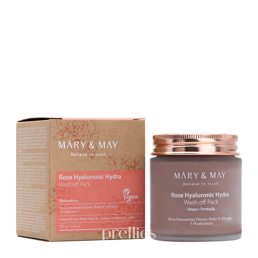 Mary & May Rose Hyaluronic Hydra Wash off Pack 125g