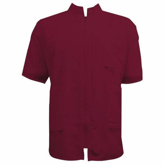 Vincent Barber Jacket China Collar Burgundy