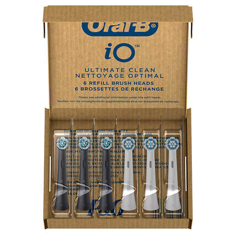 Oral-B iO Series Replacement Brush Heads, 6-pack